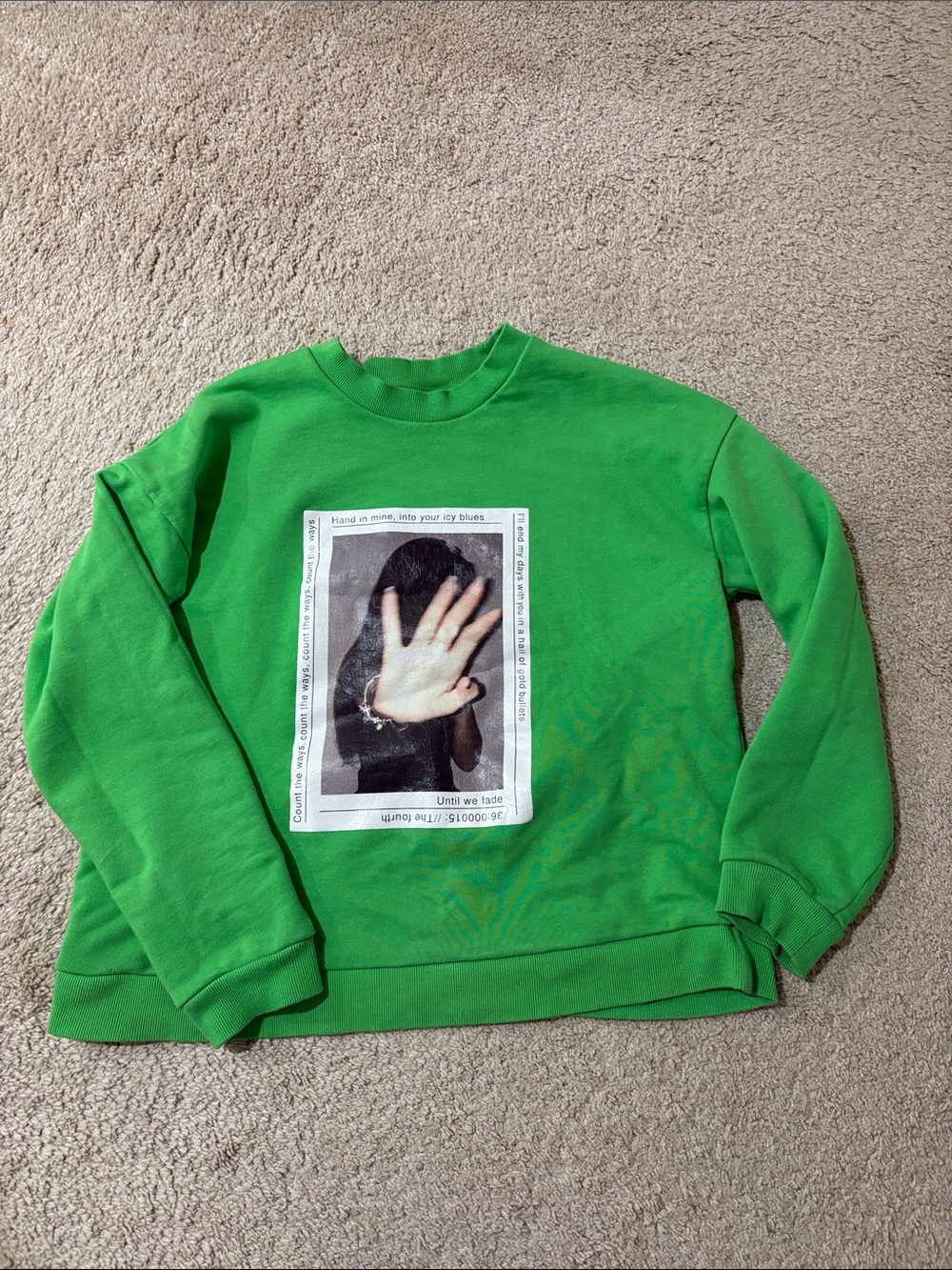 ZGY Denim sweatshirt - EUC